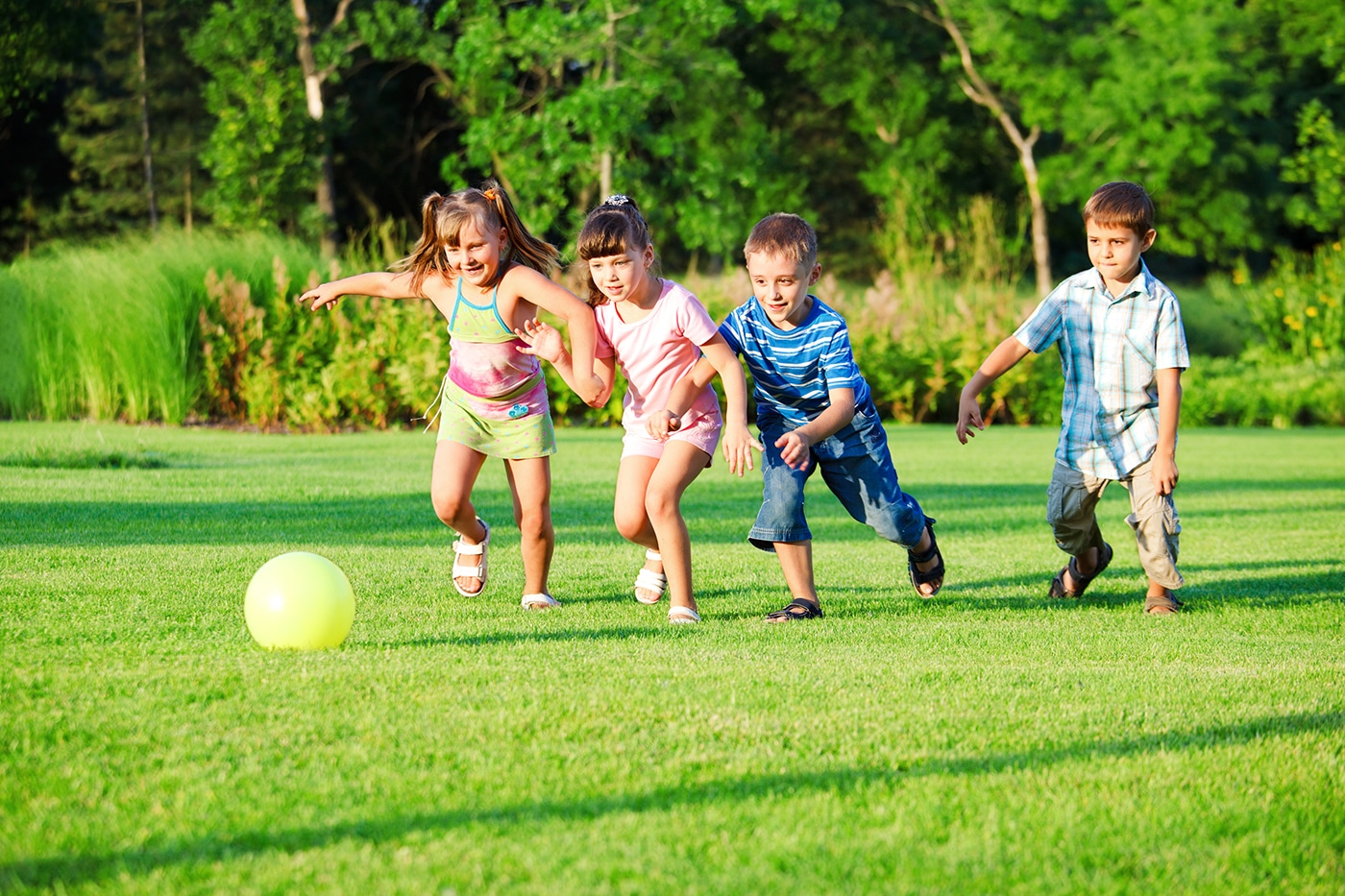 Actions for Kids Play Football